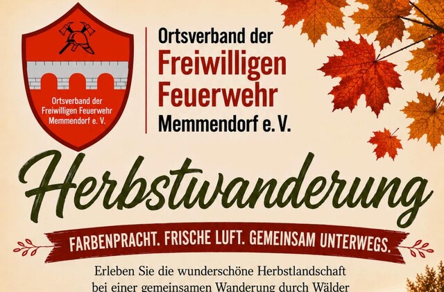 HERBSTWANDERUNG der FFW Memmendorf e. V.