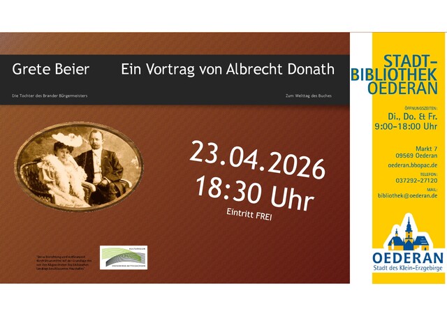 Vortrag: Grete Beier - Ein Vortrag von Albrecht Donath