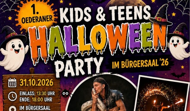 1. Oederaner Kids & Teens HALLOWEEN PARTY