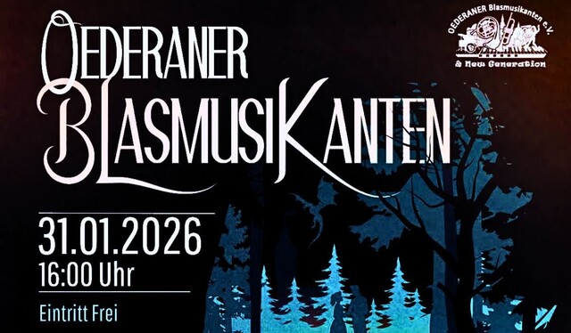 Oederaner Blasmusikanten Konzert - "Es war einmal... von Märchen und Geschichten"