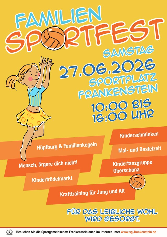 FAMILIEN-SPORTFEST in Frankenstein